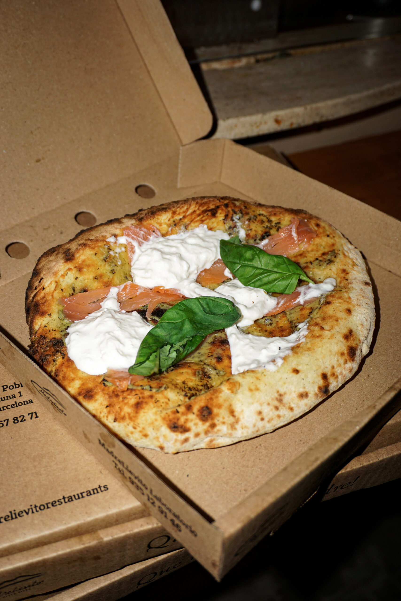 Pizza napolitana para llevar